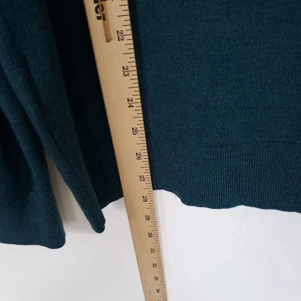 Banana Republic Baruffa Merino Wool Sweater Mens Size Large Blue Italian Yarn - Picture 13 of 13